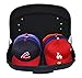 Homiegear Authentic Cap Carrier Case for 14 Caps - Water Resistant Cap Storage Bag - Crush Proof Travel Bag for All Brands Caps Type with Sturdy Shoulder Carrying Strap - Black
