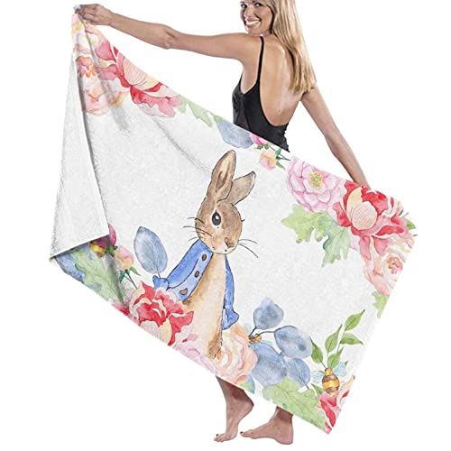 ピーターラビット バスタオル 大判 吸水 フェイスタオル 速乾 抗菌 防臭 ふわふわ 赤ちゃん用 家庭用 子供 人気 プレゼント 80×130cm