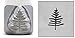 Tree Metal Design Stamp, 5mm Evergreen Forest Christmas Winter Punch Stamping Tool for Hand Stamped DIY Jewelry Crafts - Beaducation Original Metal Design Stamps