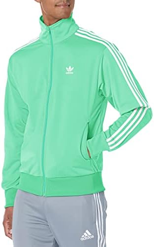 adidas Originals Men's Adicolor Classics Firebird Track Jacket, Green, Large