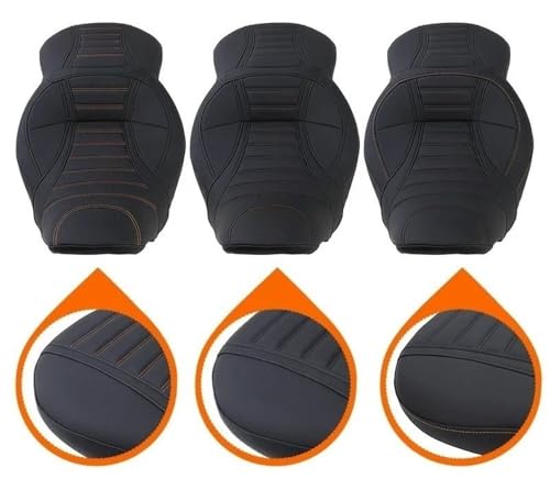 Asiento doble de motocicleta Touring para solucionar los dolores de espalda 5