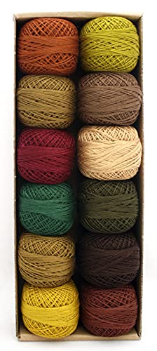 Image of Valdani Pearl Cotton Sz 12 | Fall Rhapsody Solid | 12 Balls | 109 Yds /Ball
