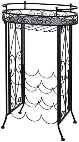 vidaXL Wine Rack for 45 Bottles Metal Stand Display Cabinet Unit Organiser