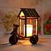 Produktbild Kreative Holz Dreirad Eaves Nachtlicht Paar Dekoration Schlafzimmer Woody Moderne Home Tischlampe Schreibtisch Licht Gigt