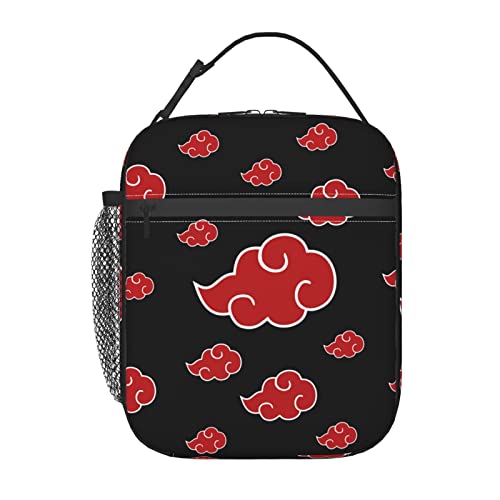 Anime Lunch Box Girls Boys Insulated Lunch Bag Reusable Lunch Tote Bags For Travel Picnic Work School Black #TOP2