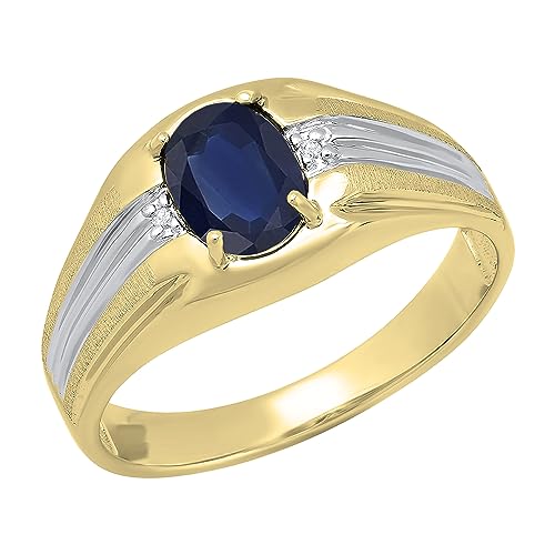 Dazzlingrock Collection 10K 8×6mm I[o LuV X^[u[Tt@CAEh_Ch Y GQ[WO zCgCG[S[h