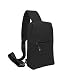 Sling Bag,Outdoor Crossbody Shoulder Bag Chest Pack Sling Pack Backpack Multipurpose Daypack (Black)