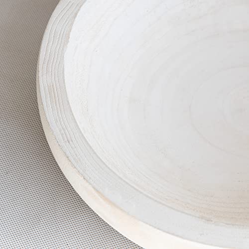 Collective Home 01 Paulownia Wood Hand Carved Tray, Fruit Snack Holder, Decorative Bowl thumb #4