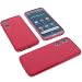Produktbild foto-kontor Hülle kompatibel mit Doro 8050/8050 Plus Tasche Gummi TPU Schutz Handytasche rot