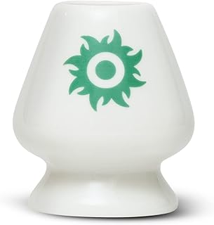 Tenzo Premium White Porcelain Matcha Green Tea Whisk Stand for Making Cafe Quality Matcha Beverages at Home | Food Grade