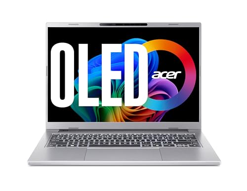 Acer Aspire 14 AI OLED (A14-61M-R8XZ) AI Laptop, Copilot+ PC, 14 Inch WUXGA OLED Display, AMD Ryzen AI 5 330, 16 GB RAM,...
