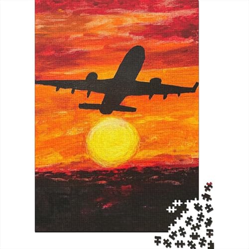 Puzzle de 1000 piezas de avión para combatir el estrés y mejorar el enfoque diario