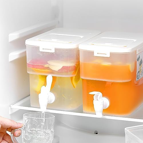 Getränkespender Mit Wasserhahn – 1,5 Liter, Klarer Kunststoff Für Parties, Obsttee, Limonade & Mehr