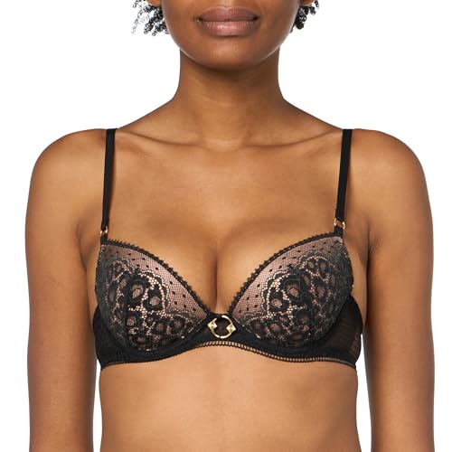 Aubade Illusion Fauve Soutien-Gorge, Noir, 85B Femme
