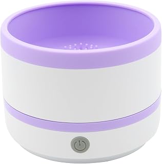 Makeup Brush Cleaner Type-C Quick Clean Makeup Brush Cleaner Tool USB Automatic Brush Cleaner Deep Cleaning in Seconds Gift for Women and Girls (Purple)