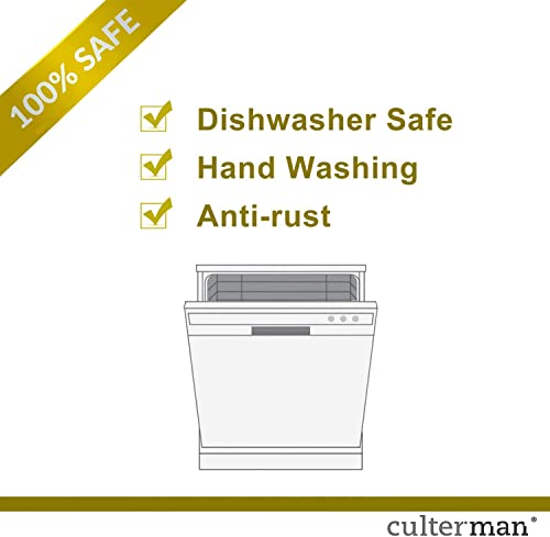 Black Serving Utensils Set. Stainless Steel Hostess Flatware Sets 7-Piece Includes Silverware Large Salad Serving Spoons, Forks & Slotted Spoons,Sugar Spoons,Butter Knife.dishwasher Safe #TOP7