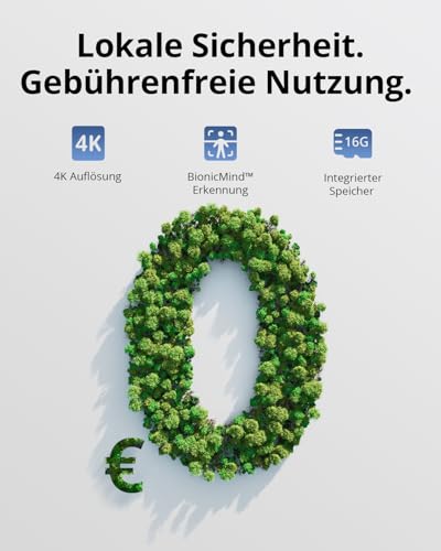 eufy Security HomeBase 3, eufy S380, Überwachungskamera, Gebührenfreie Nutzung, erweiterbarer Speicher, Kompatibilität, Verschlüsselung nach Militärstandard