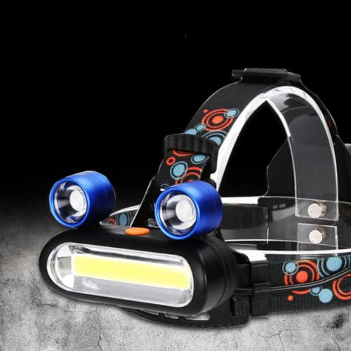 Linterna Frontal Manos Libres SECFOU Luz COB para Evitar Tropiezos 7