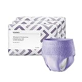 Amazon Brand - Solimo Incontinence Protective Underwear for Women, Maximum Absorbency, Small, 72 Count (3 packs of 24)
