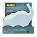 Scotch Desktop Dispenser Clear Tape Dispenser, Gray, 3/4 in x 350 in (C43-ELPHT)