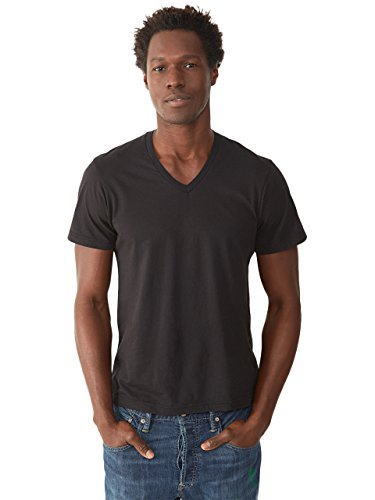 Alternative AA1032 Mens Basic V-Neck - Black - L