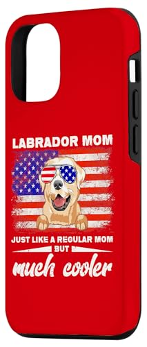 Coque pour iPhone 14 Labrador Owner Maman labrador Just Like A Regular Mom Cute Dog – vue 2