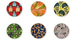 Excelsa Afrika Dessertteller-Set, 6 Stück