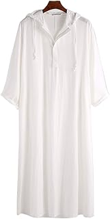 GaoYunQin Mens Arabic Dress Long Sleeve Lightweight Hoodie