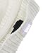 NYFASHION101 LED Hands Free Light Winter Cable Knit Cuff Beanie Hat, Ivory
