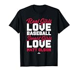 Smart Girls Love Matt Olson Atlanta Baseball MLBPA T-Shirt