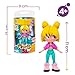 Pinypon TOP Girls Blonde, Girl TOP Blonde with Street Style Outfit, 11cm Articulated Arm and Leg Figure, Double-Sided and Interchangeable Clothes and Shoes, +4 Years, Famous (PNN00100)