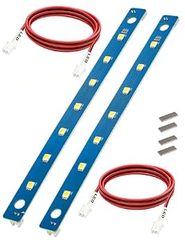 2 Pack 24V LED Light Strip Kit Compatible with Flashforge Adventurer 5M 5M Pro AD5X, with Connection Cables