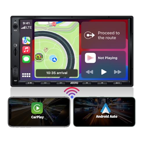 ATOTO F7 WE 7inch Double DIN Car Stereo, Wireless CarPlay & Wireless Android Auto, Touchscreen Car...