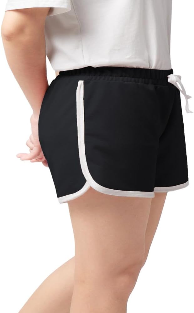 Girls Shorts Quick Dry Kids Athletic Soccer Running Dolphin Shorts with Drawstring