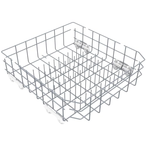 UPGRADED W10728159 Dishwasher Lower Rack Compatible with Kenmore Kitchenaid Dishwasher Rack,w10728159 W10082825 W10780925 W10525646 KDFE104DSS4 Maytag Whirlpool Dishwasher Bottom Rack Part with Wheel by S-Union - Used condition - Image 8
