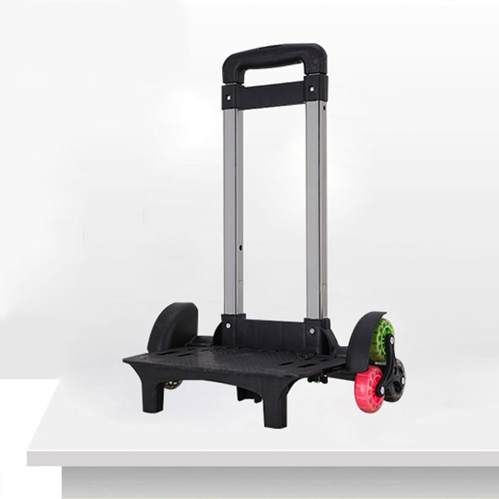Backpack Trolley 6-Wheel Foldable Trolley Cart Hand Cart for School Bags Pet Bag