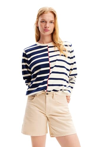 Image of Desigual Women's Woman Flat Knit Thin Gauge Pullover