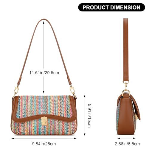 Image of KKXIU Small Shoulder Bag for Women Cute Hobo Handbags Mini Clutch Purses