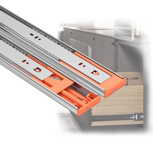 YNAYGDIUGD Rieles para Cajones Guías para Cajones de Servicio Pesado Guias Correderas para Cajones Capacidad de Carga de hasta 100kg para Cajones de Cocina Y Armario (Size : 12in/30cm)