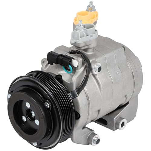 Image of SCITOO AC Compressor for Ford for F-250 Super Duty 6.2L 2017-2022 | Fast Cooling, Ultra Low Noise (≤72 dB)Air Conditioner Compressor with Clutch, Easy Installation, HC3H19D629CC HC3Z19703B