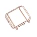 UKCOCO Compatible Apple Watch 38mm Diamond Case, Aluminum iWatch Bezel Metal Cover Crystal Rhinestone Protective Protector Cover for iWatch Series 1/2/3 Sport and Edition (38mm Rose Gold)
