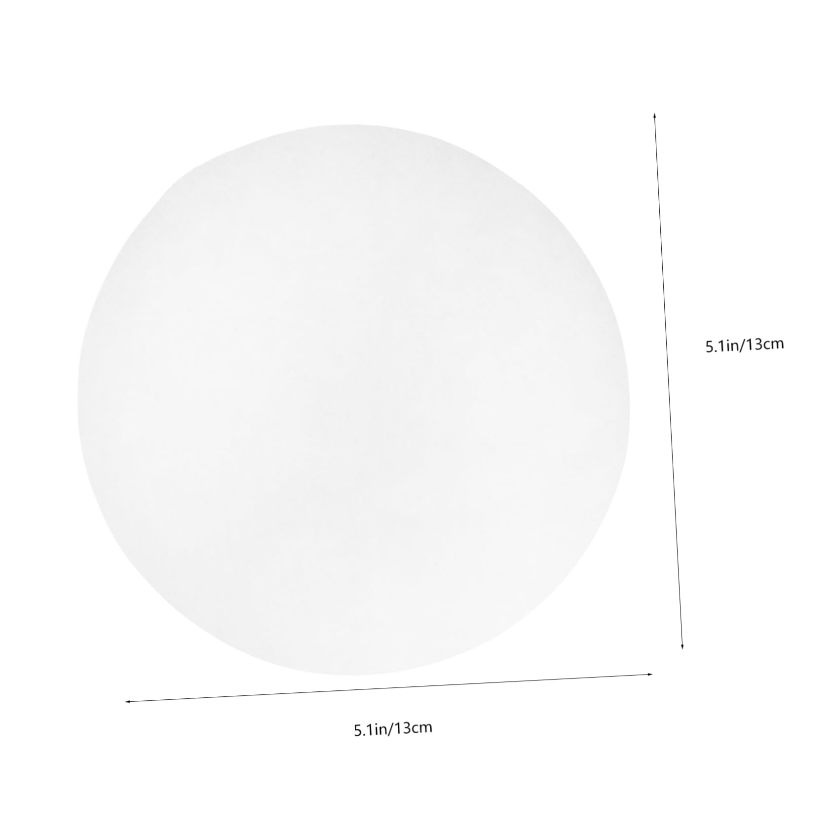 HOODANCOS 500sheets Leakproof Paper Film for Beverage Cups Round Shape -spill Sealing Papers for Tea and Coffee Temperature Resistant Easy to Use