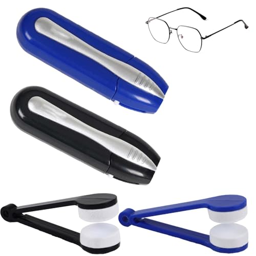 4Pcs Glasses Cleaner, Spectacle Cleaner Mini Sun Glasses Brush Lens Cleaner Glasses Cleaning Accessories Eye Glasses Cleaner for Sunglasses Reading Glasses Spectacles