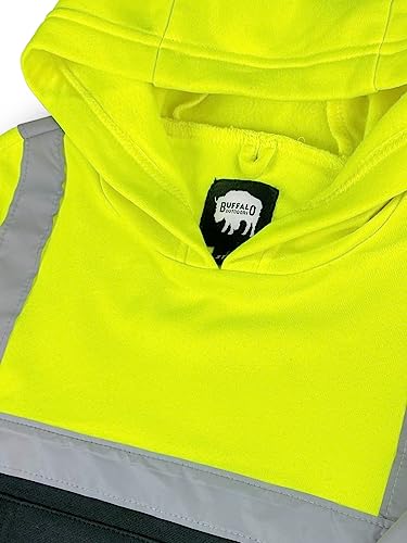 Buffalo Outdoors® Workwear Kid's Hi Vis Reflective Safety Hoodie3