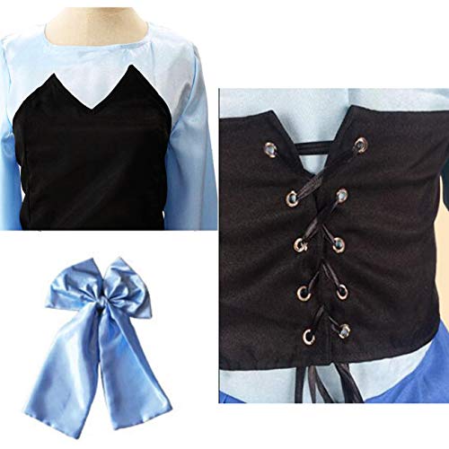 Ainiel Womens Little Mermaid Ariel Cosplay Dress Princess Party Ball Gown Costume Blue #TOP3