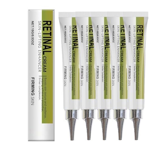Retinal Shot Tightening Booster, 15ml Retinal Milde Straffende Gesichtscreme, Feuchtigkeit und Wasser im Gesicht, Feuchtigkeitscreme zur Straffung der Gesichtshaut für Frauen aller Hauttypen (5)