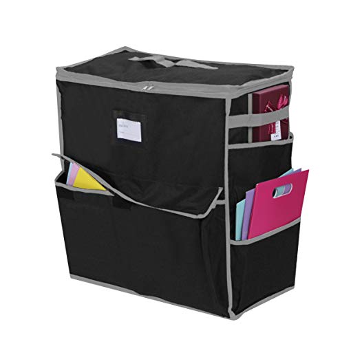 ProPik Unique Holiday Storage Organizer for Gift Bag and Wrapping Accessories (Black)