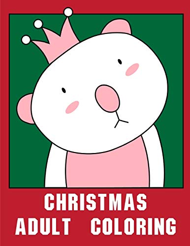 Christmas Adult Coloring: Stress Relieving Animal Designs (Cool Animals)