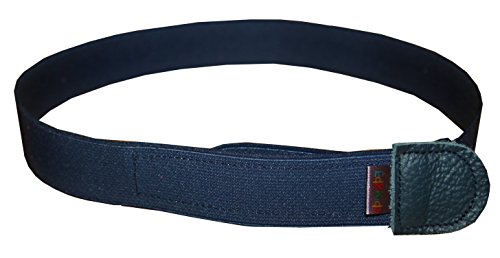 Ed&Kids - Cinturón infantil sin hebilla elástico, tamaño ajustable, azul marino azul marino Small