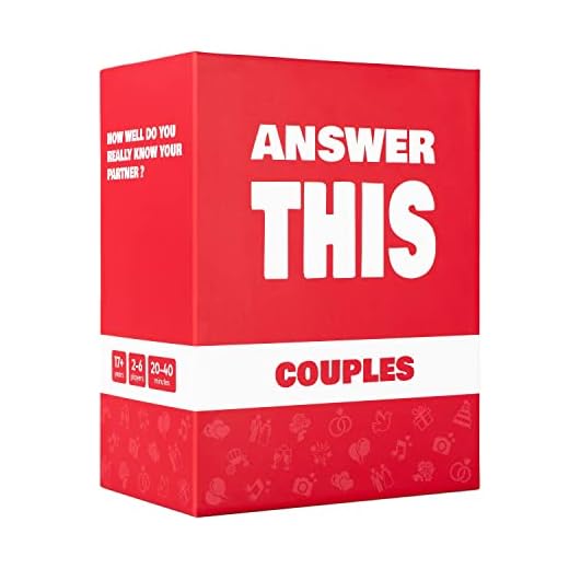 Answer This - Couples - English - ¿Cuánto Conoces a Tu Pareja? - Juego de Cartas de Relación y Conversación para Noche Romántica o Fiesta - Ideal para Aniversario y Regalo de San Valentín en Inglés
